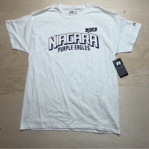 NWT Russell Athletic Niagara University Purple Eagles T Shirt College Large